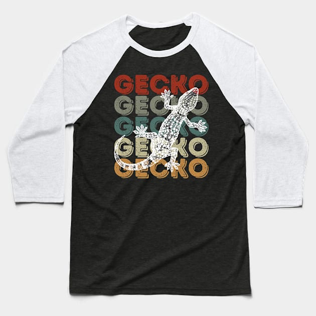 Gecko Baseball T-Shirt by starryskin
